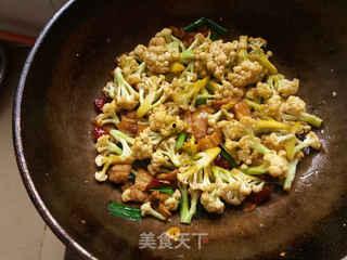 干煸菜花的做法视频,干煸菜花做法详解