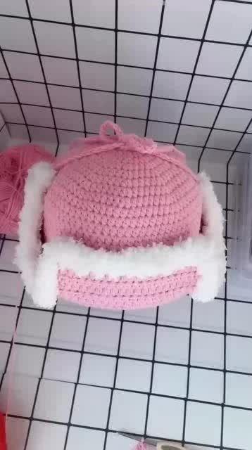 帽子钩针视频,跟随视频教程学编织